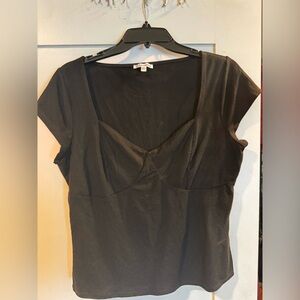 NWOT Reformation Classic Black Top size XL